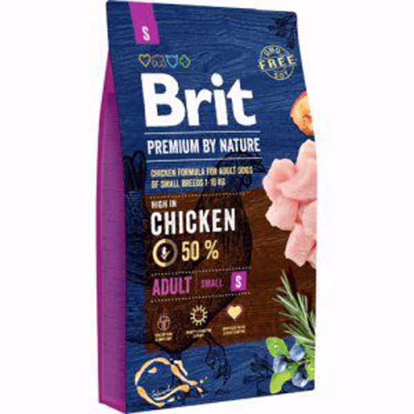 Brit Prem. By Nature Adult S 8 kg.