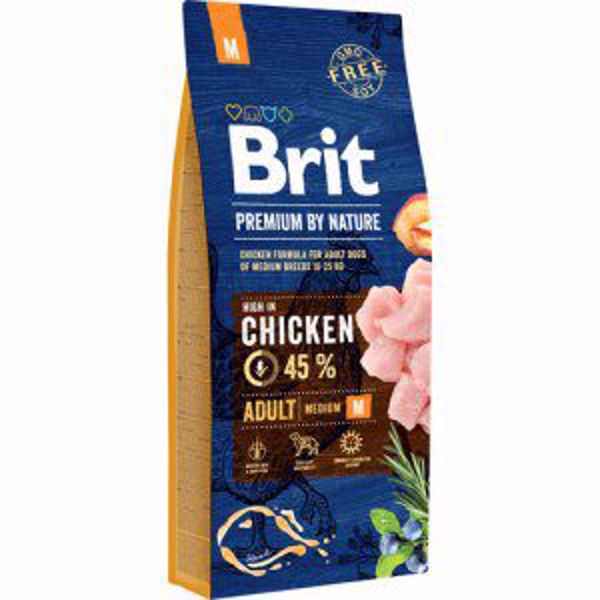 Brit Prem. By Nature Adult M 15 kg.