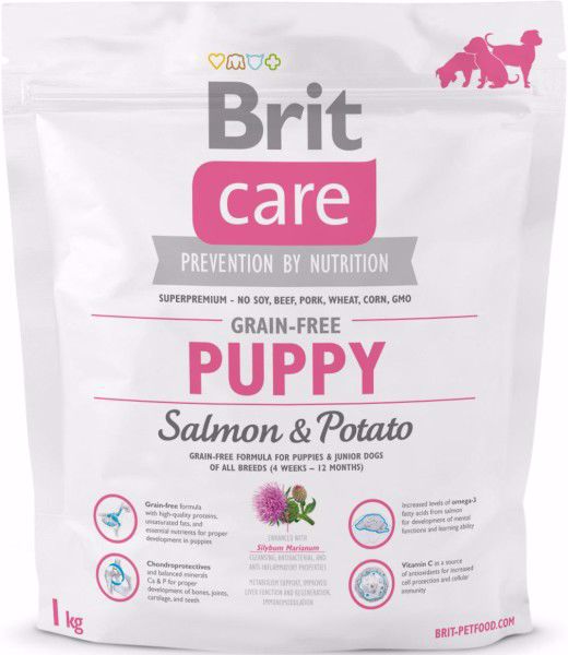 Brit Care Puppy Laks&Kartoffel 1 kg. kornfri