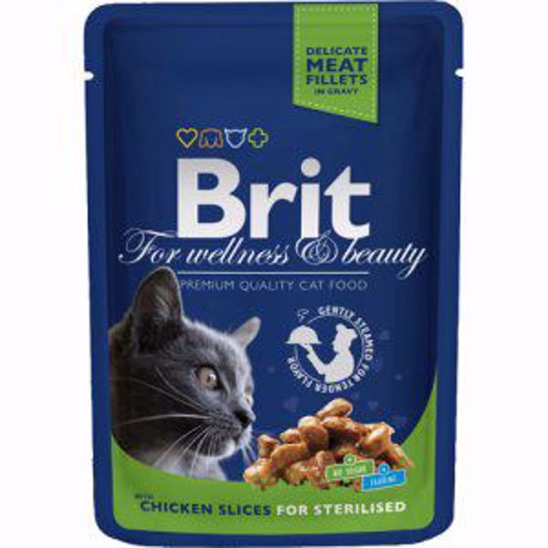 Brit Premium Kylling til Sterili. katte 100 gr.