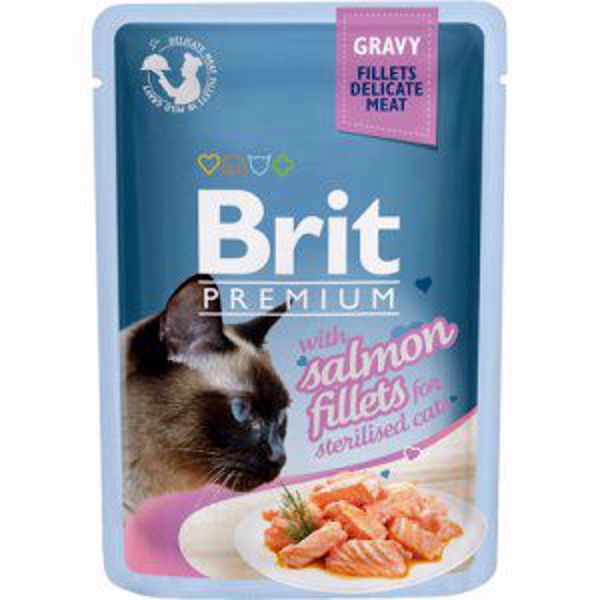 Brit Premium Laks i Sovs 85 gr.f/steril.