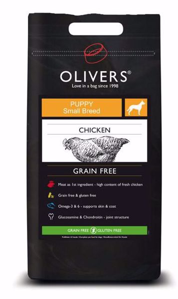 Olivers Puppy Start Classic S/M Chicken 12 kg.