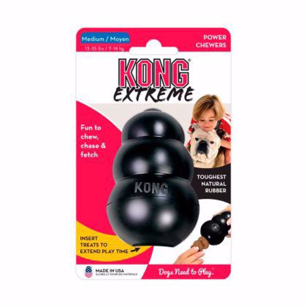 Kong Original Extreme Medium 9 cm. Sort