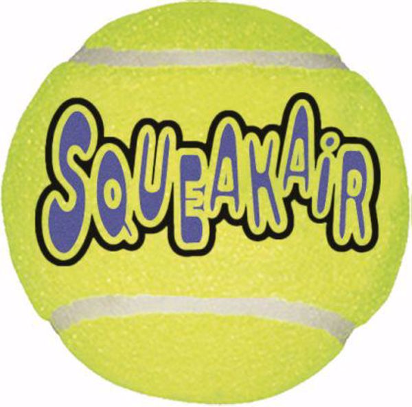 Tennisbold med Piv, Kong, 3pak Medium 6 cm.