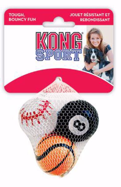Tennisbold med Piv, Kong Sport, 3pak XS 4 cm.