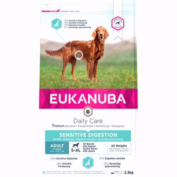 Eukanuba DailyCare Sensitive Digestion 2,3 kg.