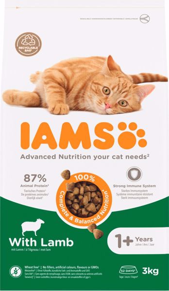 Iams Adult Lamb 3 kg.