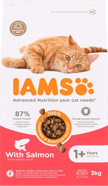 Iams Adult Salmon 3 kg.